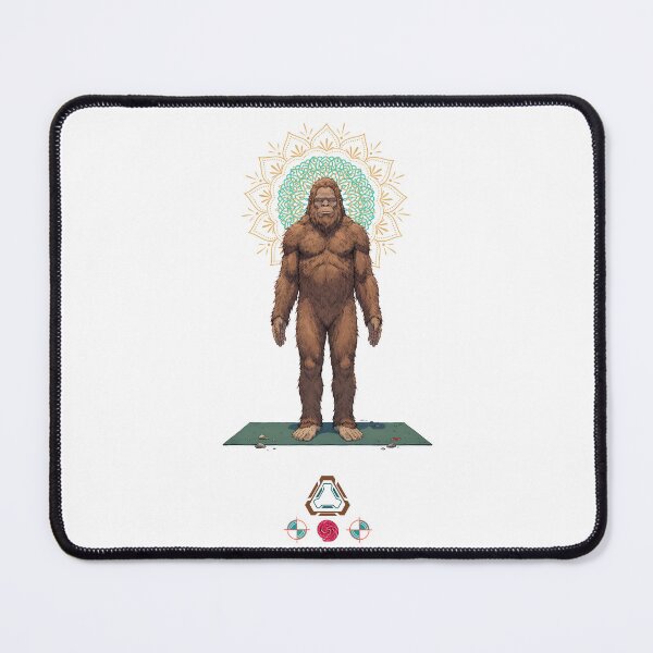 Item preview, Bigfoot Yoga Mountain Pose Tadasana Zen Sasquatch Meditation Funny Gift designed and sold by Whimsy Trail Co.