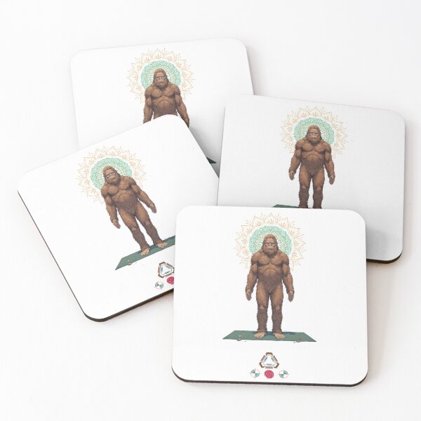 Item preview, Bigfoot Yoga Mountain Pose Tadasana Zen Sasquatch Meditation Funny Gift designed and sold by Whimsy Trail Co.