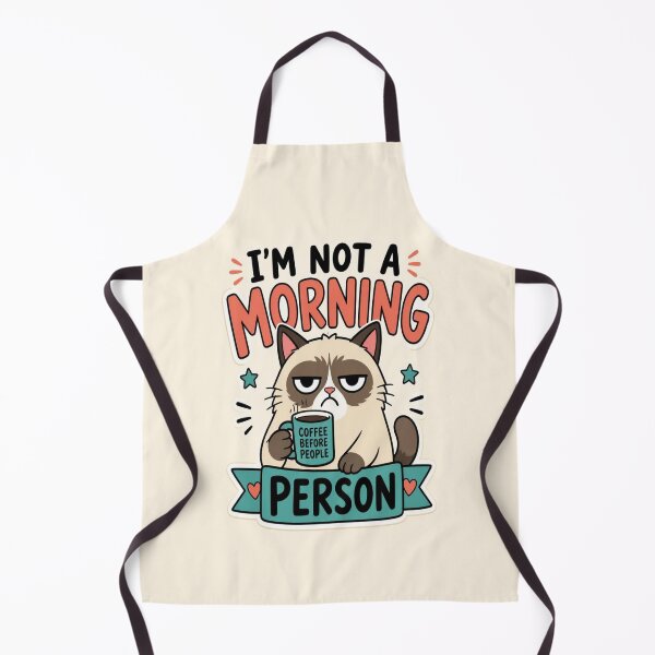 Item preview, I’m Not A Morning Person Grumpy Cat Coffee designed and sold by creativerooney.