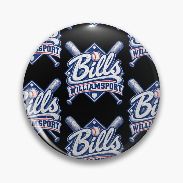 Item preview, Vintage Williamsport Bills Baseball Club Retro Sports Badge designed and sold by lionSutuShop.