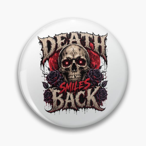 Item preview, Death Smiles Back Skull Red Moon Dark Art designed and sold by ISABEDOVAL.
