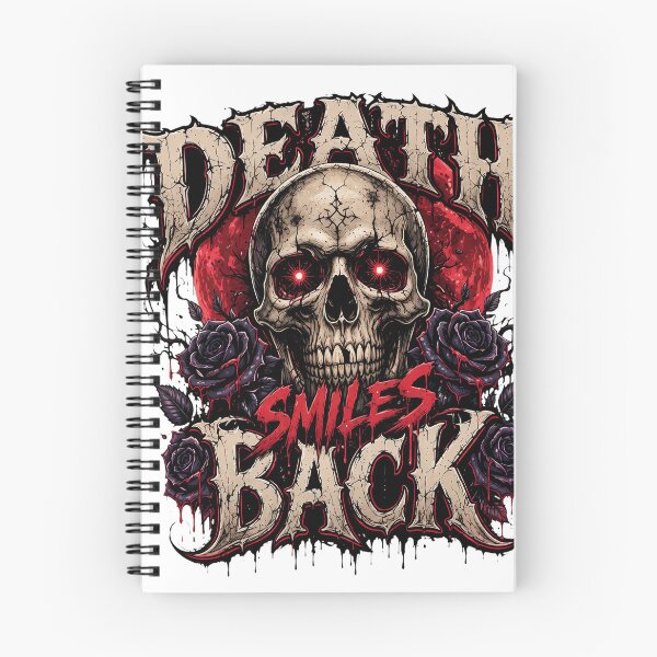 Item preview, Death Smiles Back Skull Red Moon Dark Art designed and sold by ISABEDOVAL.