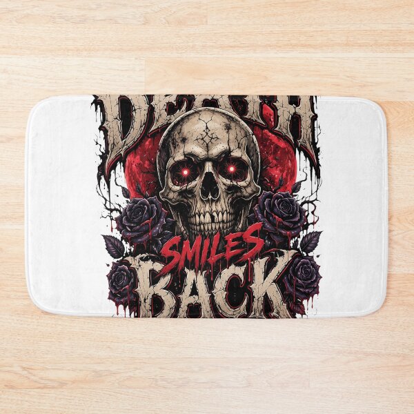 Item preview, Death Smiles Back Skull Red Moon Dark Art designed and sold by ISABEDOVAL.