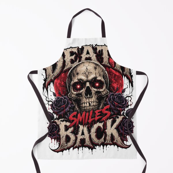 Item preview, Death Smiles Back Skull Red Moon Dark Art designed and sold by ISABEDOVAL.