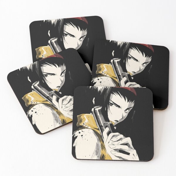Item preview, Faye Valentine Cowboy Bebop Sumi-e Video Game Anime Shirt designed and sold by Senpaiwaves.