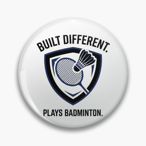 Item preview, Built Different. Plays Badminton. - Badminton Design designed and sold by RunningWhiskers.