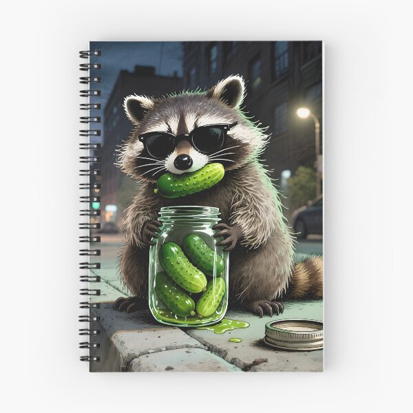 Item preview, Funny Raccoon Eating Pickles Meme Men Women T-Shirt designed and sold by MaciejRudzinsky.