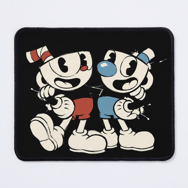 Item preview, Cuphead and Mugman Cuphead Sumi-e Gaming Graphic Tee designed and sold by Senpaiwaves.