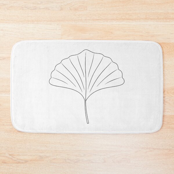 Item preview, Ginkgo Leaf Detailed 1 Line Art Gift designed and sold by OneLine Studio.
