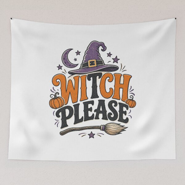 Item preview, Witch Please Funny Vintage Halloween designed and sold by Zenith Design.