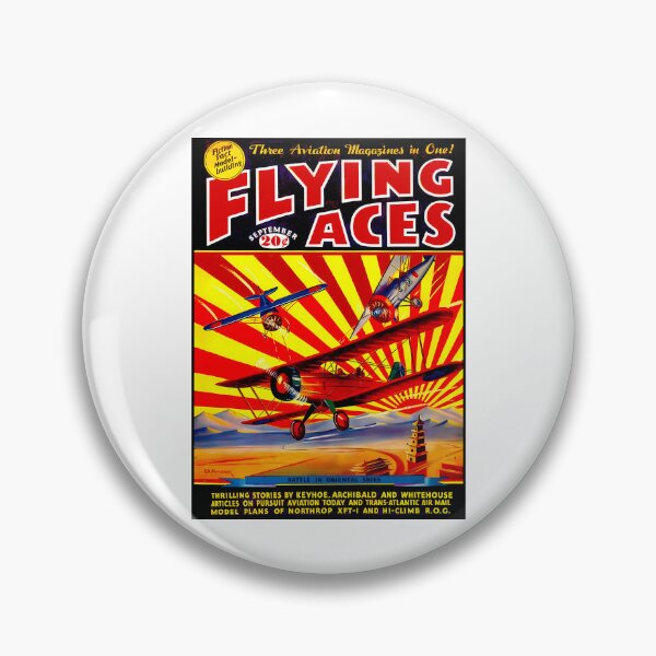 Item preview, Flying Aces  Vintage 1942 Japan Rising Sun Wartime Print designed and sold by BrightShaw.