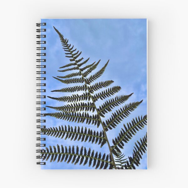Item preview, Green Fern in front of a blue sky designed and sold by GoldenWavesAndWilds.
