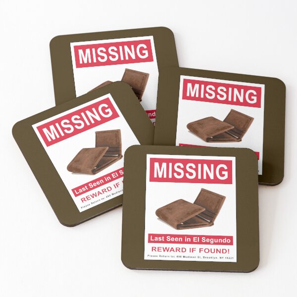 Item preview, Missing Wallet Last Seen in El Segundo designed and sold by Karate Octopus.