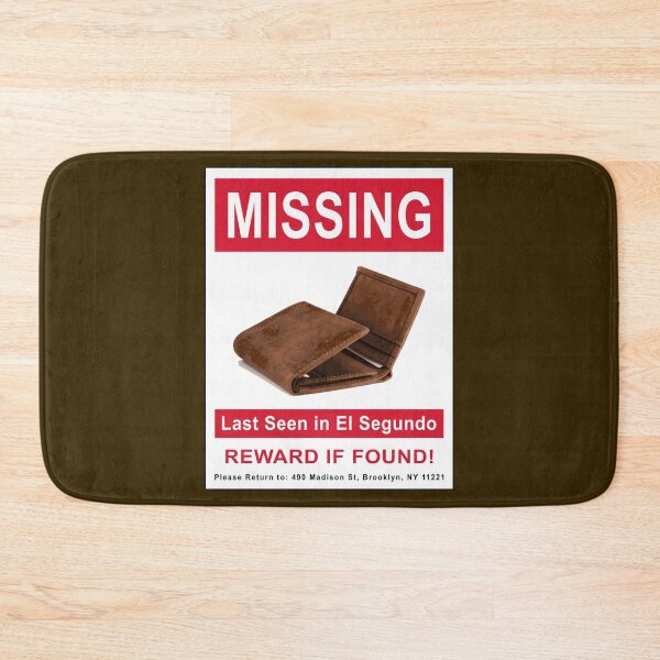Item preview, Missing Wallet Last Seen in El Segundo designed and sold by Karate Octopus.
