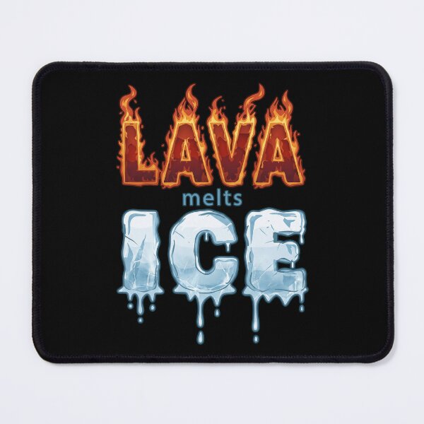 Item preview, Lava Melts Ice designed and sold by HaiPandaa.