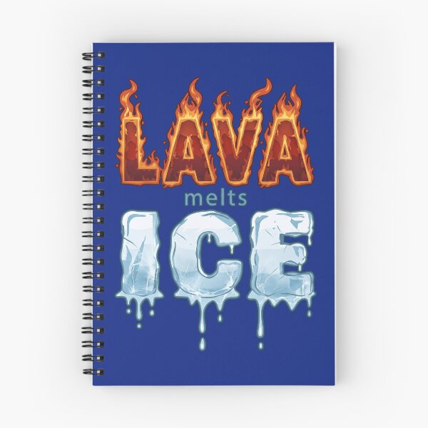 Item preview, Lava Melts Ice designed and sold by HaiPandaa.