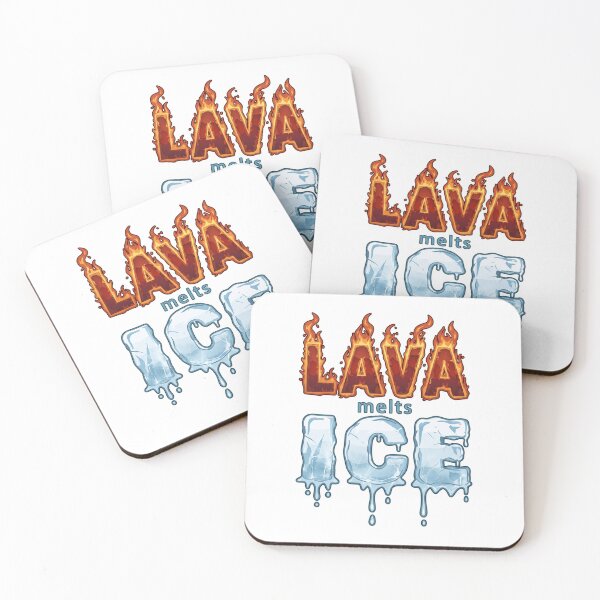 Item preview, Lava Melts Ice designed and sold by HaiPandaa.