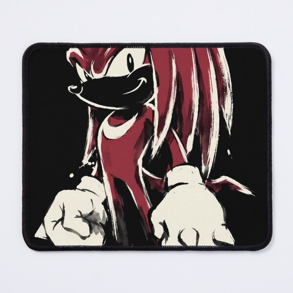 Item preview, Knuckles Sonic the Hedgehog Sumi-e Video Game Anime Shirt designed and sold by Senpaiwaves.