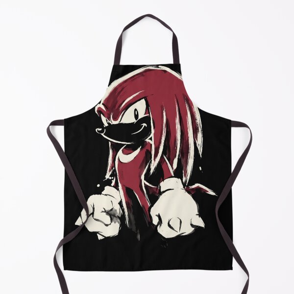 Item preview, Knuckles Sonic the Hedgehog Sumi-e Video Game Anime Shirt designed and sold by Senpaiwaves.