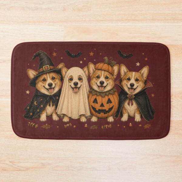 Item preview, Corgi Halloween Costume Parade Cute Spooky Dogs designed and sold by PrintSpire Studios.