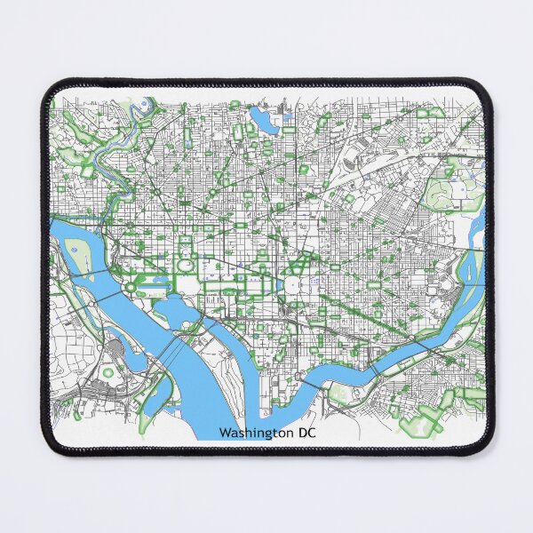 Item preview, Washington DC Urban Map designed and sold by design2xstudio.