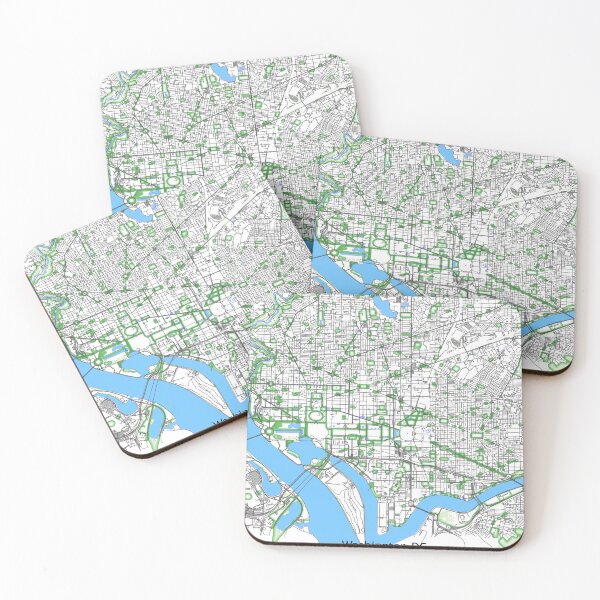 Item preview, Washington DC Urban Map designed and sold by design2xstudio.