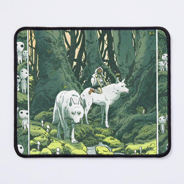 Item preview, girl [[momomonokes]] go -%[ghiblis]%- walk with wolf aways  designed and sold by Amorrieart.