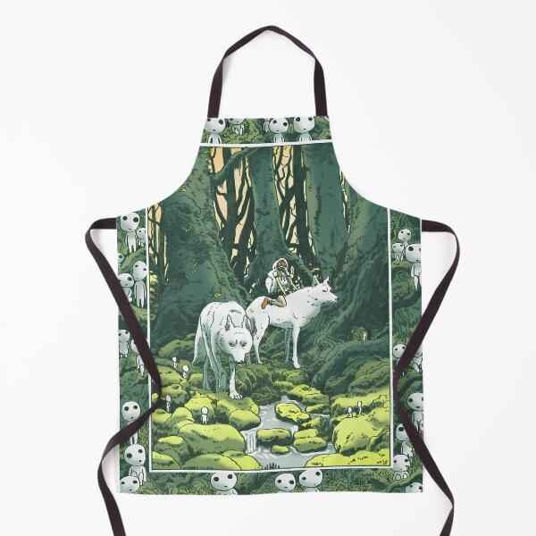 Item preview, girl [[momomonokes]] go -%[ghiblis]%- walk with wolf aways  designed and sold by Amorrieart.