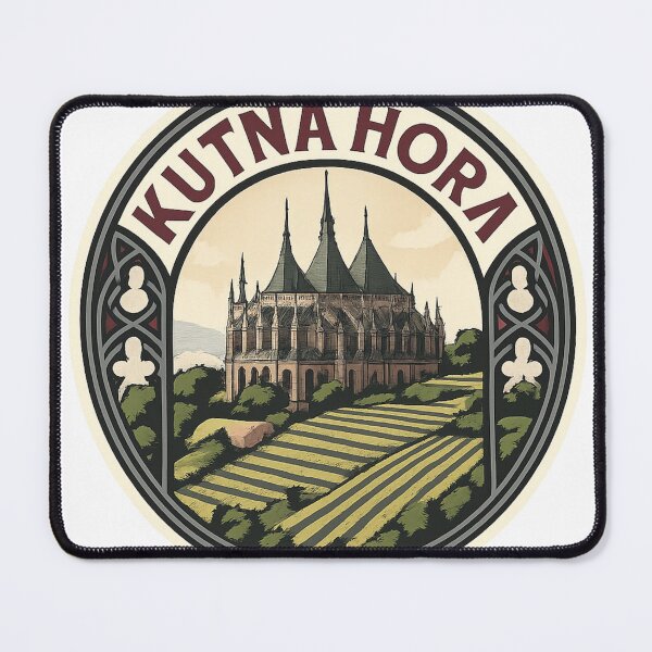 Item preview, Kutna Hora Church Sticker Domain tag: Travel designed and sold by Imaginarium of Chaos falcon88 .