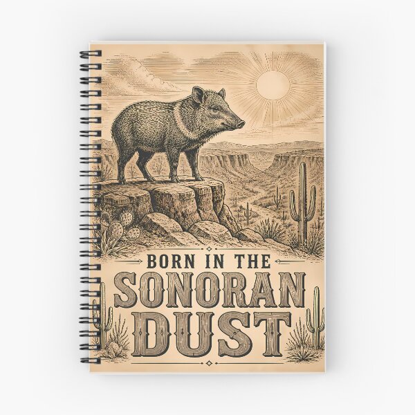 Item preview, Vintage Javelina Desert Art - World Wildlife Day designed and sold by Art-Arcade6.