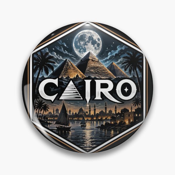 Item preview, Cairo Egypt Piramids Travel designed and sold by TomFrontierArt.