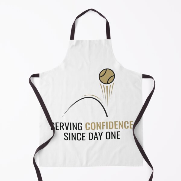 Item preview, Serving Confidence Since Day One - Tennis Design designed and sold by RunningWhiskers.