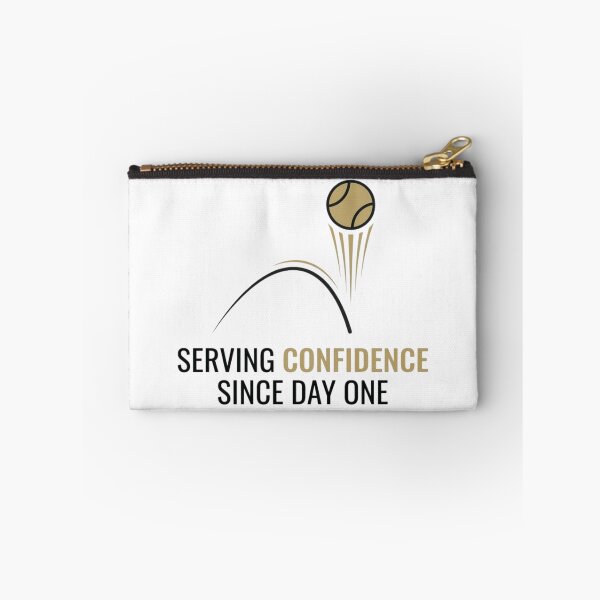 Item preview, Serving Confidence Since Day One - Tennis Design designed and sold by RunningWhiskers.