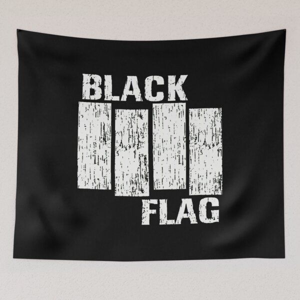 Item preview, Black Flag distressed bars logo inspired  designed and sold by Wilmerrrez.