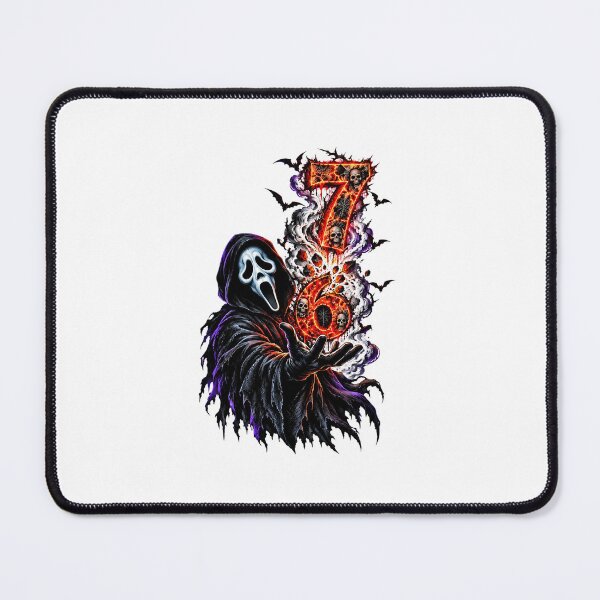 Item preview, Ghostface Scream 6 And 7 Fiery Skulls Horror Graphic designed and sold by DYALEEZ-XCR.