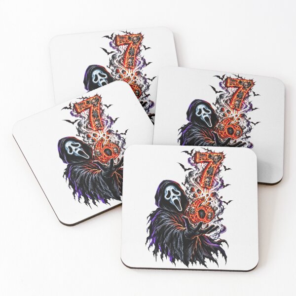 Item preview, Ghostface Scream 6 And 7 Fiery Skulls Horror Graphic designed and sold by DYALEEZ-XCR.