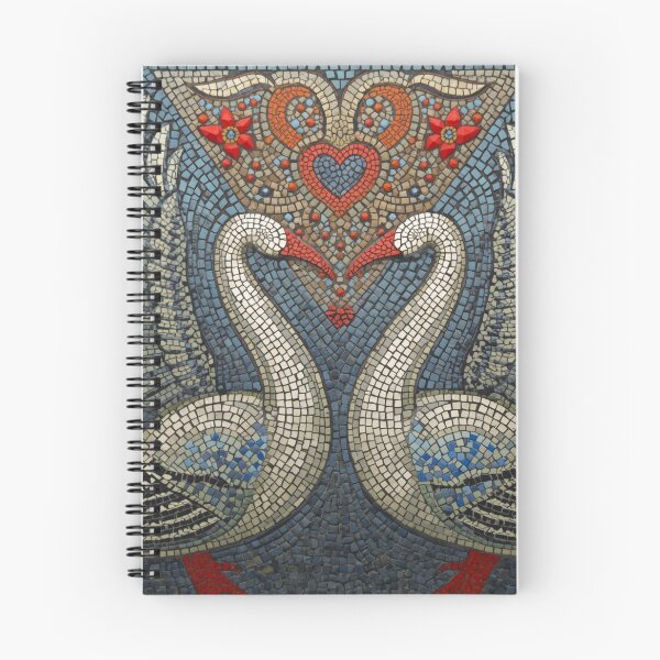 Item preview, Twin swans in mosaic light designed and sold by Sigtrix.
