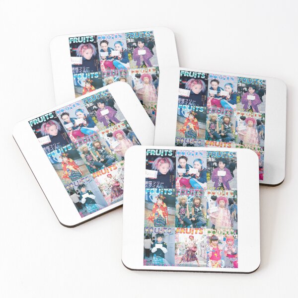Item preview, Fruits Magazine Mashup  Harajuku Street Style Collage Art Print designed and sold by BrightShaw.