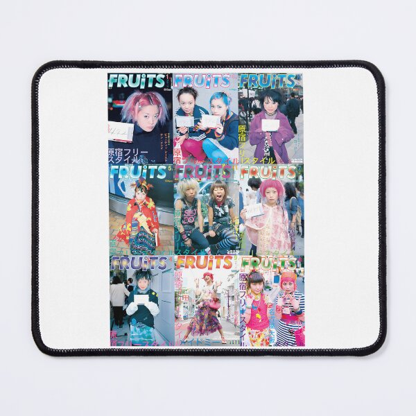 Item preview, Fruits Magazine Mashup  Harajuku Street Style Collage Art Print designed and sold by BrightShaw.