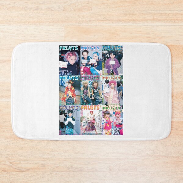 Item preview, Fruits Magazine Mashup  Harajuku Street Style Collage Art Print designed and sold by BrightShaw.