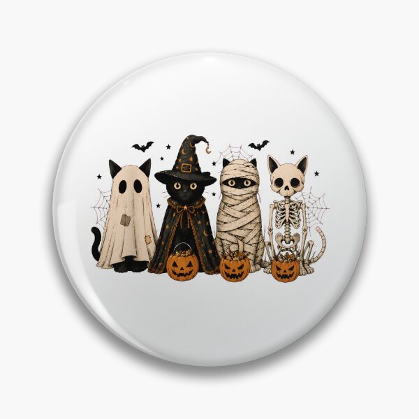 Item preview, Funny Spooky Cat Ghost Witch Skeleton Halloween Costume designed and sold by Dmo3HarkoArt.