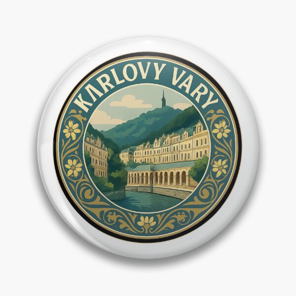 Item preview, Karlovy Vary Spa Sticker Domain tag: Travel designed and sold by Imaginarium of Chaos falcon88 .