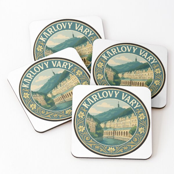 Item preview, Karlovy Vary Spa Sticker Domain tag: Travel designed and sold by Imaginarium of Chaos falcon88 .