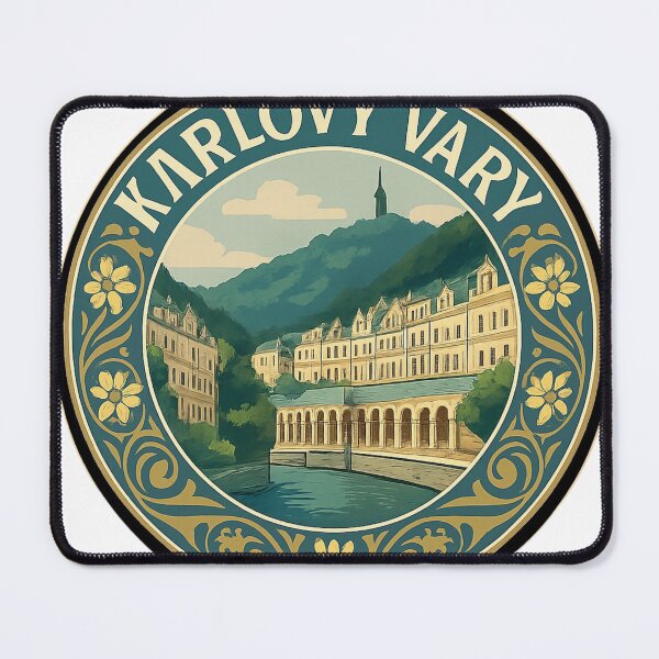 Item preview, Karlovy Vary Spa Sticker Domain tag: Travel designed and sold by Imaginarium of Chaos falcon88 .