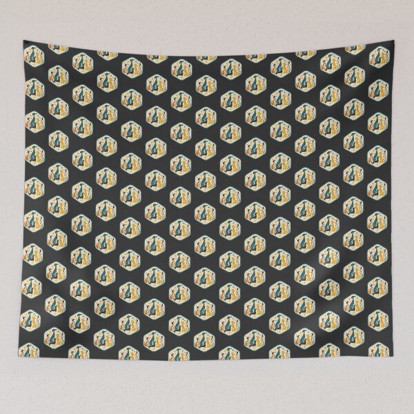 Item preview, Retro Mid Century Modern Dogs Artistic Vintage Style Design designed and sold by kevinmonebiang.