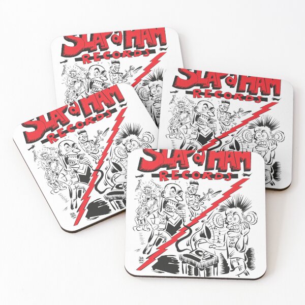 Item preview, Slap A Ham Records Punk Cartoon Illustration designed and sold by SHYLOACKSTEDT.