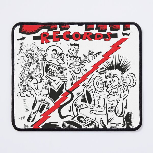 Item preview, Slap A Ham Records Punk Cartoon Illustration designed and sold by SHYLOACKSTEDT.