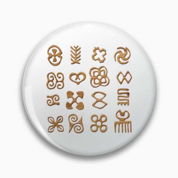 Item preview, Carved Wood Adinkra Symbols Print designed and sold by timberbradbur.