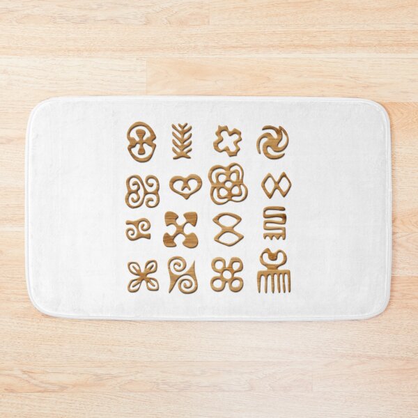 Item preview, Carved Wood Adinkra Symbols Print designed and sold by timberbradbur.