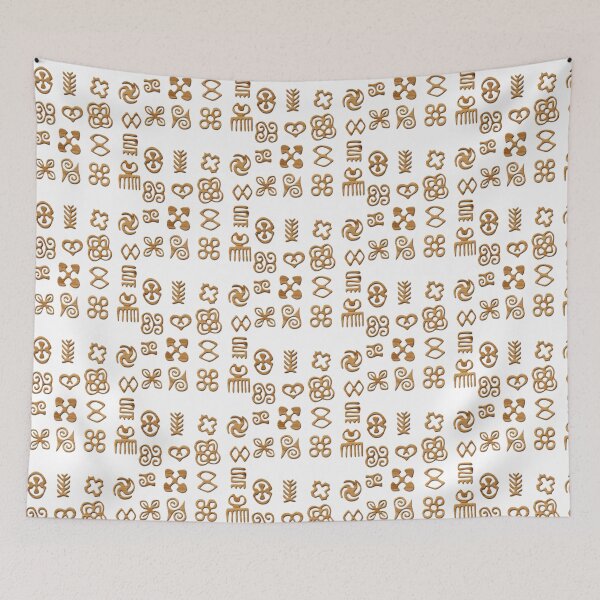 Item preview, Carved Wood Adinkra Symbols Print designed and sold by timberbradbur.